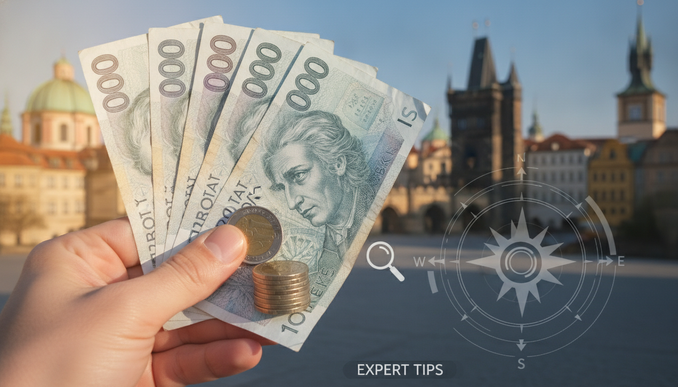 Illustration for section: Mastering the CZK: Expert Tips for Getting the Best Exchange Rates in Prague-currency guides & market insights