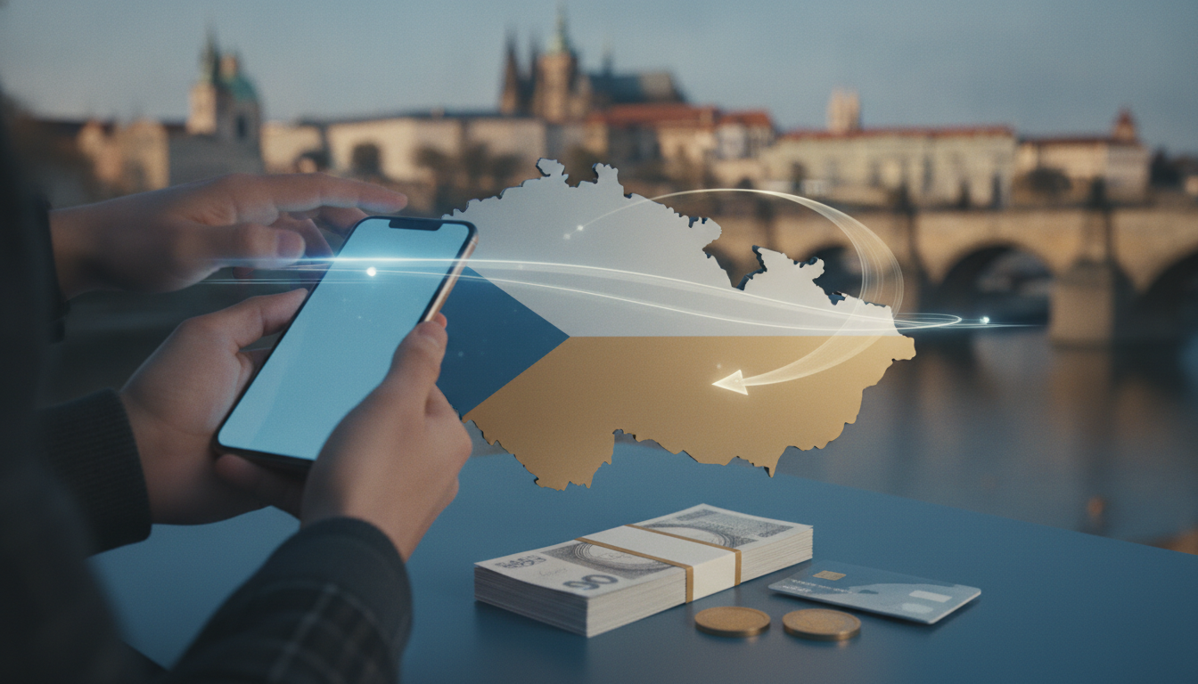 Illustration for section: Security is paramount throughout the entire transfer process. Proactive measures and vigilance can s - Czech Republic money transfer