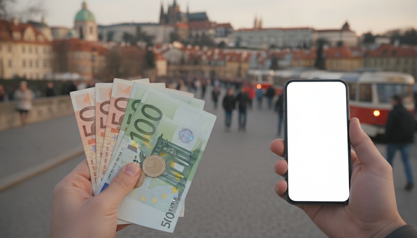 Illustration for section: Online payments are robust, with secure gateways for e-commerce and bill payments. Many Czech banks  - Prague daily finances