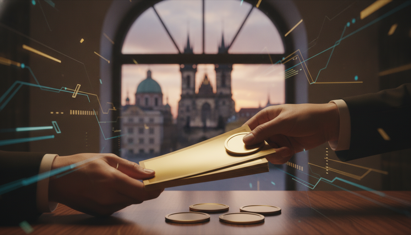 Illustration for section: Our goal is not just to provide a service, but to equip you with the knowledge to navigate the curre - MegaValuta Prague Exchange Advantage