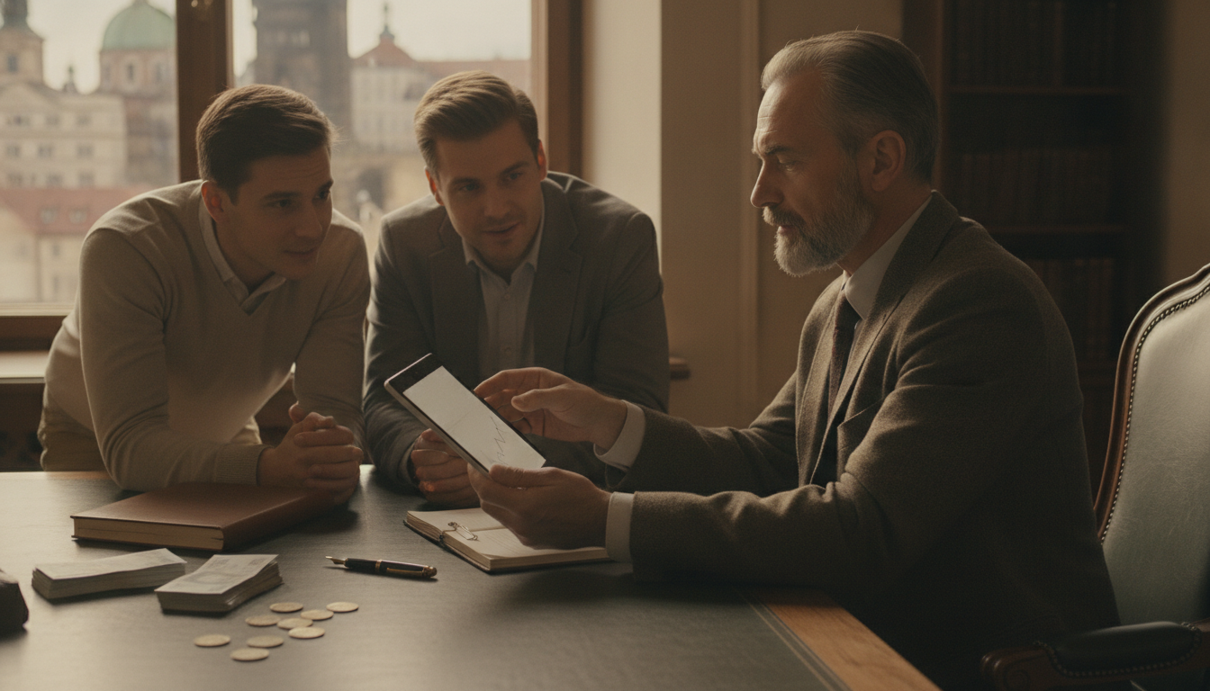 Illustration for section: Understanding Czech credit cards and loans is essential for responsible borrowing. Credit cards are  - Prague fiscal counsel