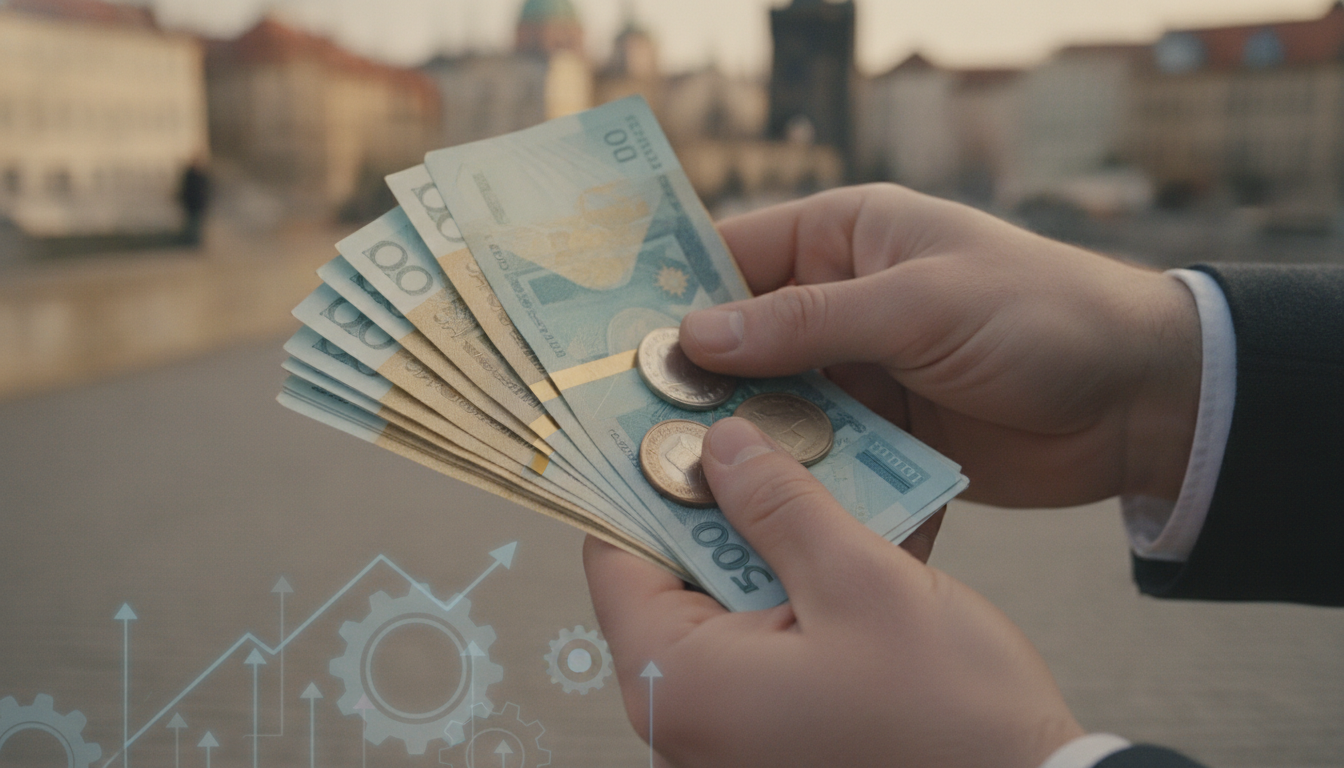 Illustration for section: Dollar-Cost Averaging for Expat Koruna Optimization: A Practical Approach For expats with regular in - Expat Koruna optimization
