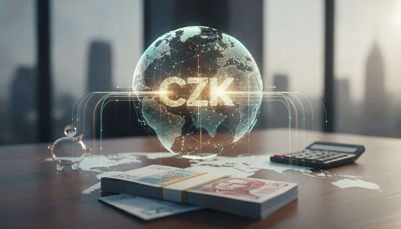 Illustration for section: Neobanks, also known as challenger banks, are digital-first financial institutions that operate enti - International CZK transfers