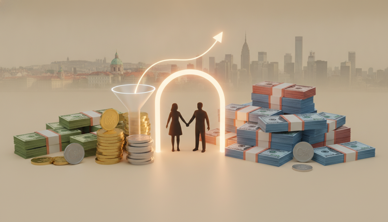 Illustration for section: A. Maximizing Savings and Convenience Beyond the foundational strategies, U.S. expats can employ adv - CZK transfers US expats