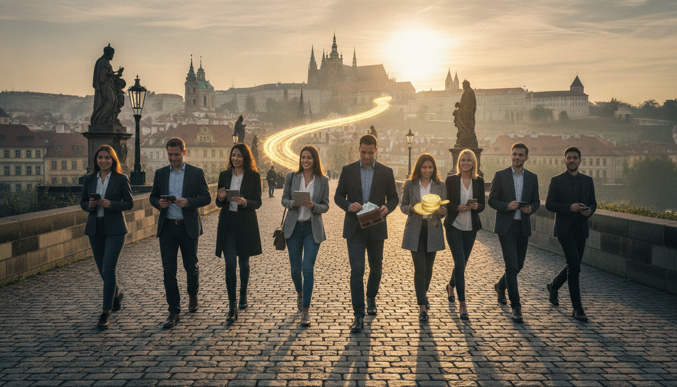 Illustration for section: B. Cultivating a Savings and Investment Mindset for Prague Financial Empowerment Setting realistic f - Prague financial empowerment