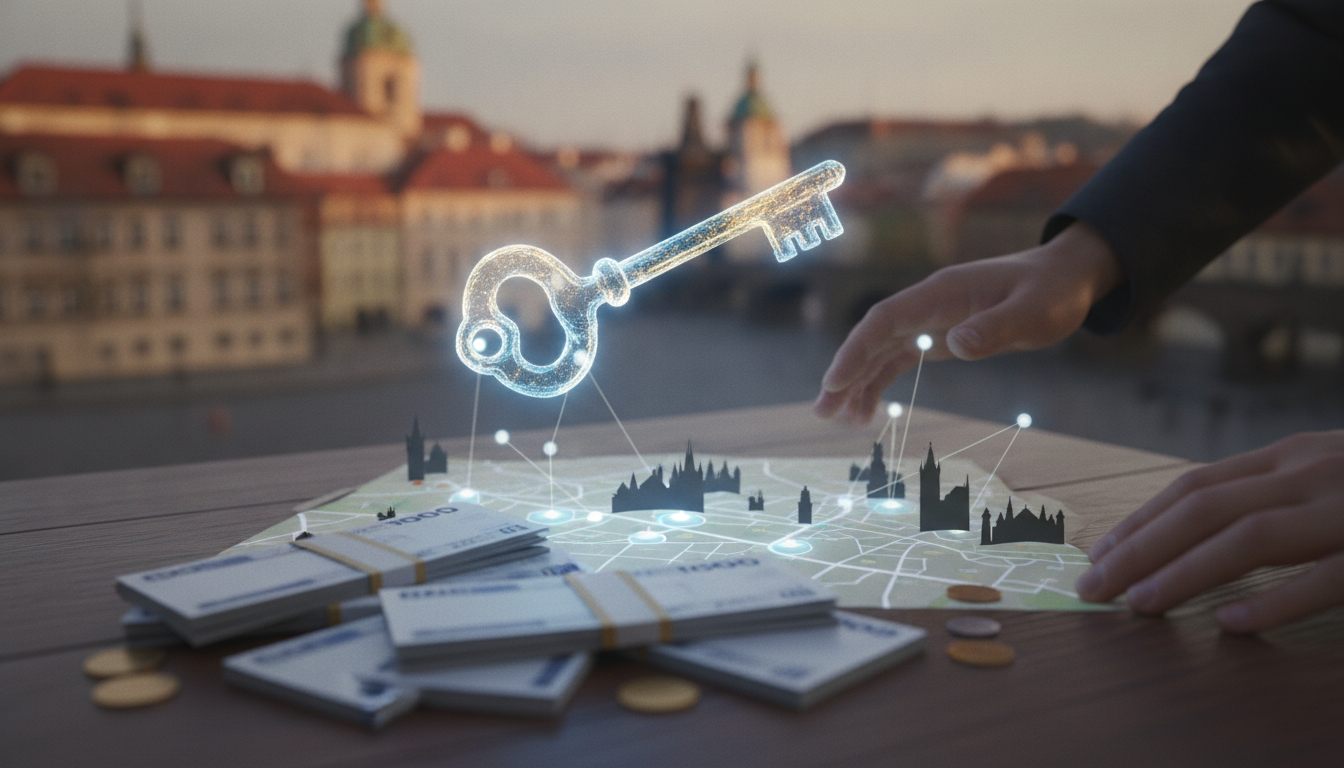 Illustration for section: The world of digital banking and payment innovations is rapidly evolving, offering Prague residents - Prague Spending Optimization